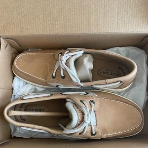 Bluefish wool linen Sperrys